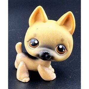 Littlest Pet Shop LPS Authentic‎ German Shepherd Puppy Dog #61 2004 Hasbro